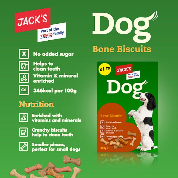 Jack's Dog Bone Biscuits 400g