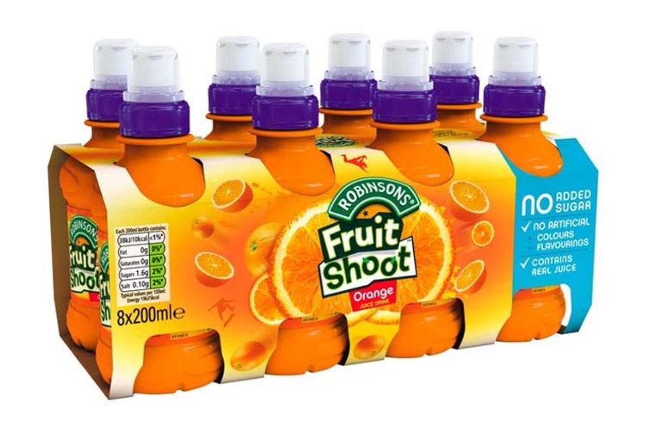 Fruit Shoot Orange Kids Juice Drink 8 x 200ml