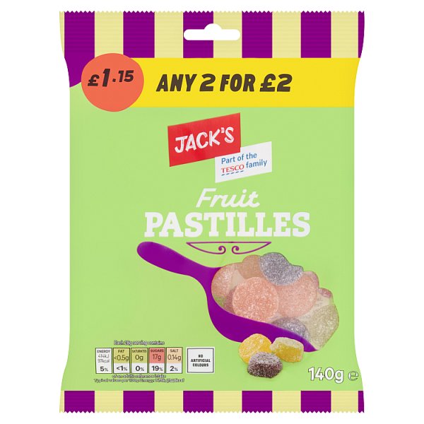 Jack's Fruit Pastilles 140g
