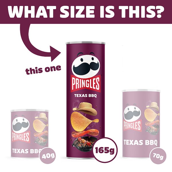 Pringles Texas BBQ Sharing Crisps 165g