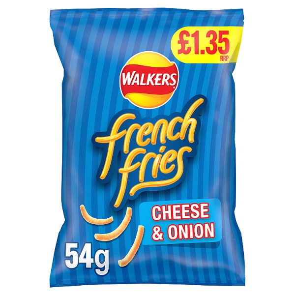 Walkers French Fries Cheese & Onion Crisps 54g