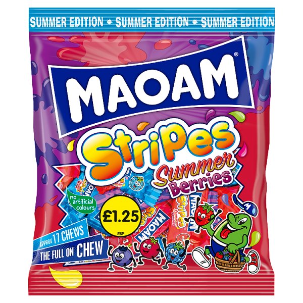 MAOAM Summer Edition Summer Berries Strips 140g