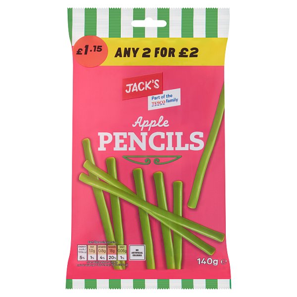 Jack's Apple Pencils 140g