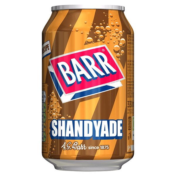 Barr Shandyade Non-Alcoholic Flavoured Fizzy Drink Can 330ml
