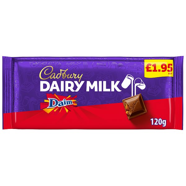 Cadbury Dairy Milk Daim Chocolate 120g