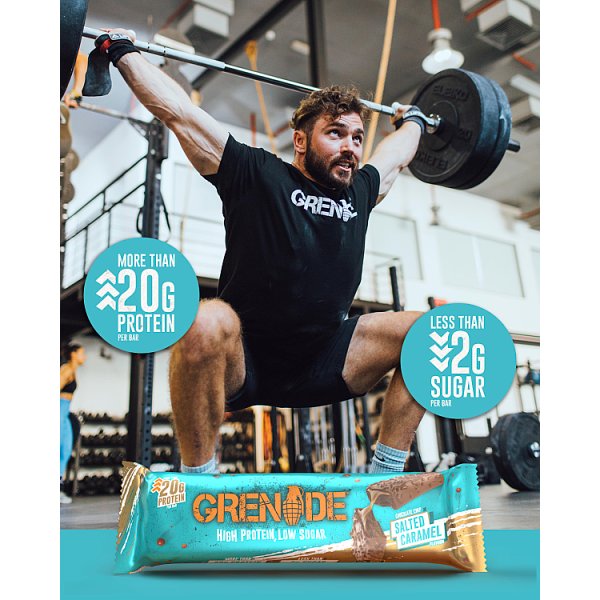 Grenade Chocolate Chip Salted Caramel Flavour 60g