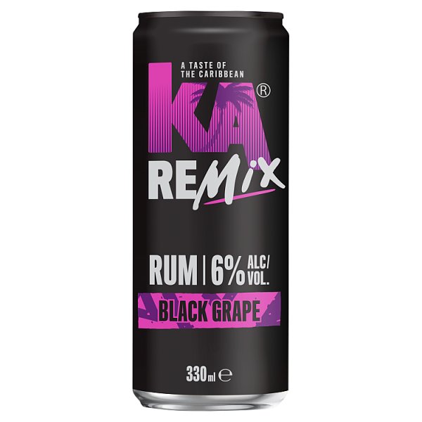 KA Remix Rum Black Grape 330ml