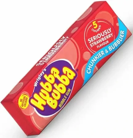 Hubba Bubba Chewing Gum Strawberry