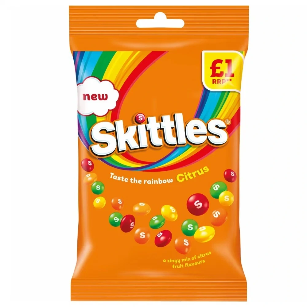 Skittles Citrus Vegan Sweets 109g