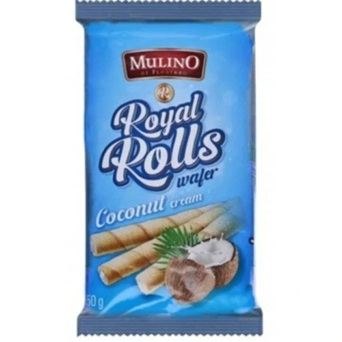 MULINO WAFER ROLLS COCONUT 150g