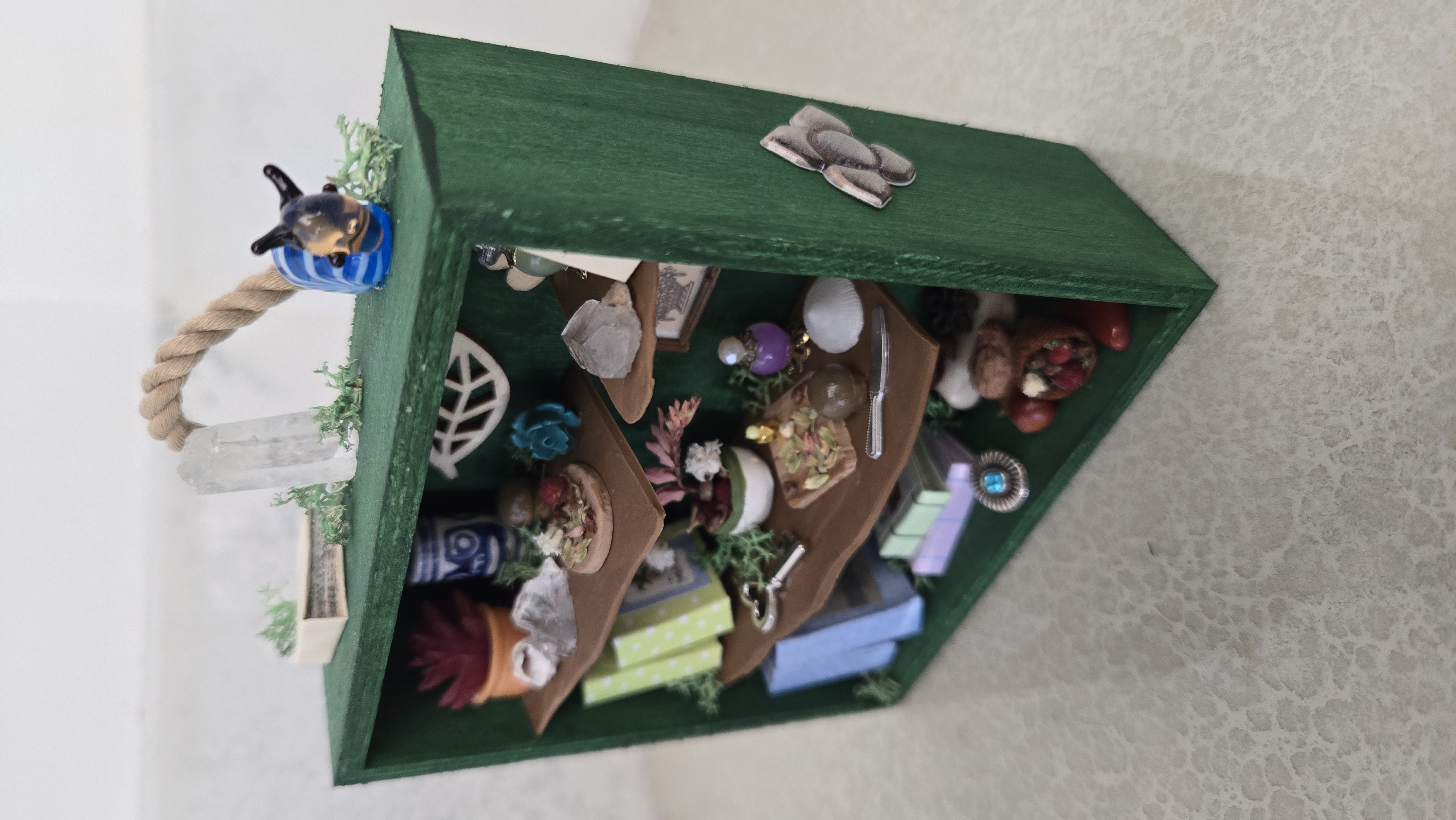 Miniature Outdoor Bookshelf