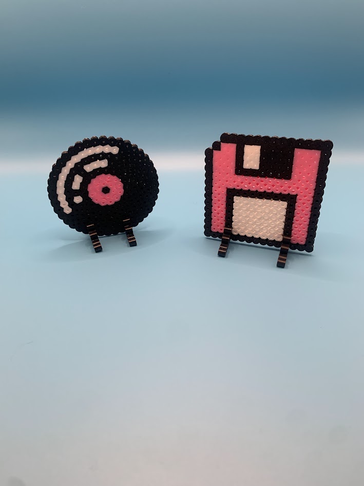 retro coasters 2pc set