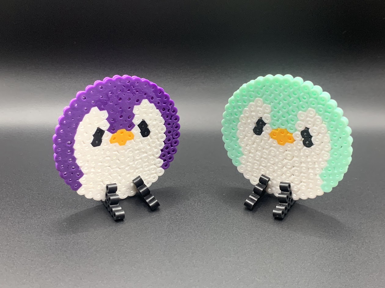 penguin coasters 2pc set