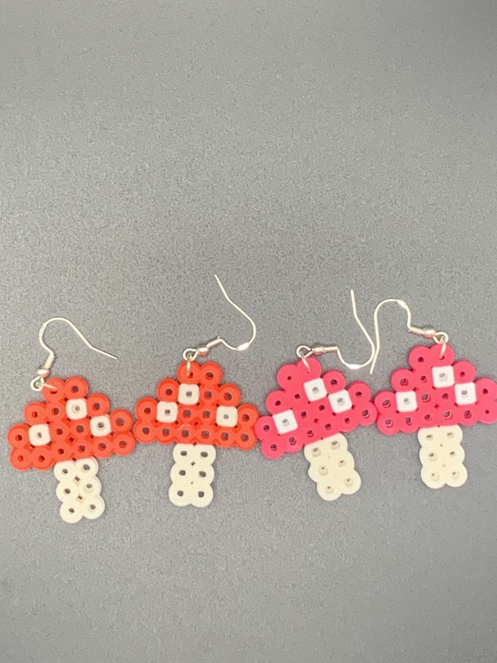 Mushroom earrings