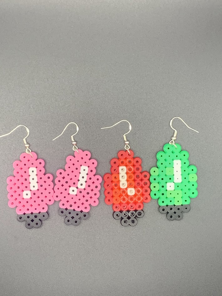 Christmas light earrings
