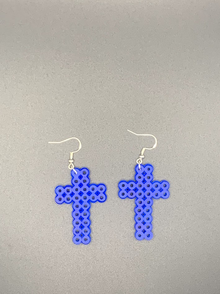 cross earrings