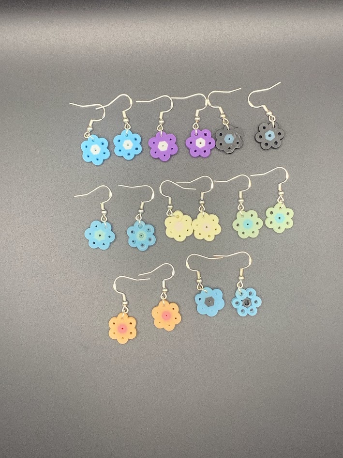 flower earrings