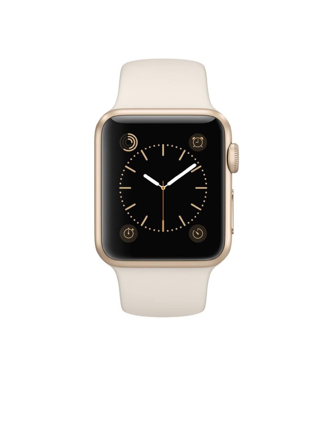 Watch Apple 38mm Gold Aluminium Case with Antique White Sport Band