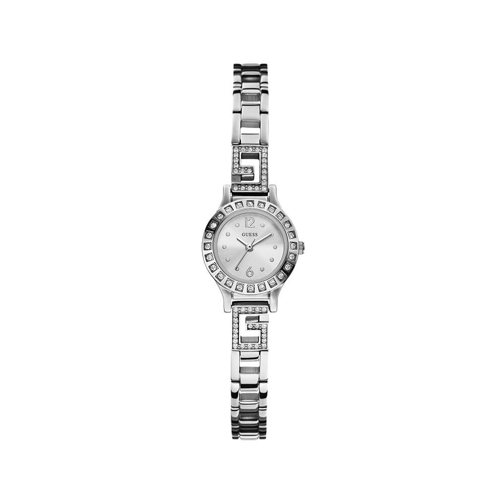Guess Women\'s Darling Silver Tone w/ Swarovski Crystal Accent Watch - W0411L1 Guess | Accessories | Guess Womens Darling Silver Tone W  main image 3