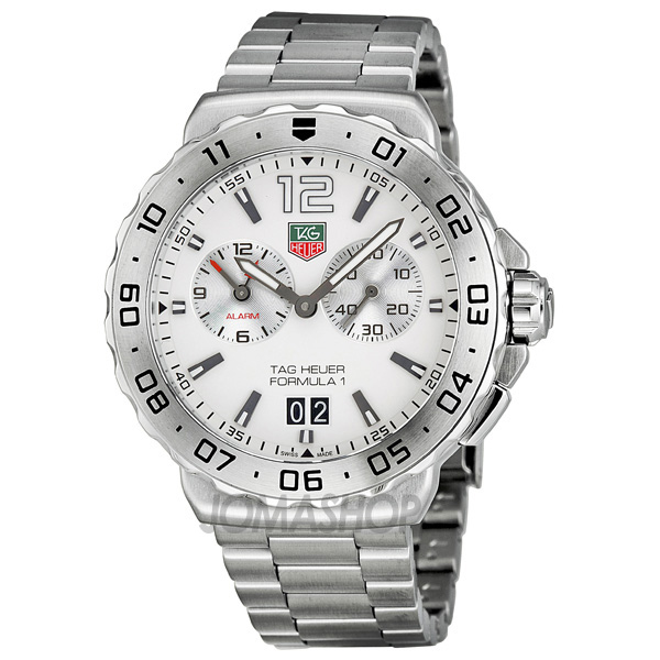 tag heuer formula 1 white dial