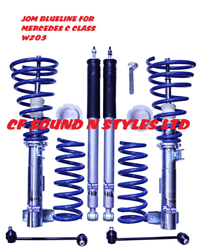 MERCEDES W203 YRS 0107 C CLASS CLK S203 JOM Blueline Coilovers Kit INCLS DROPLINKS