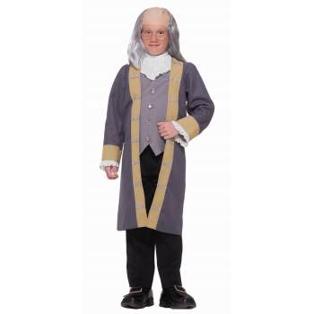 Kids Ben Franklin Costume Childs Medium Kids Ben Franklin Costume Childs Medium