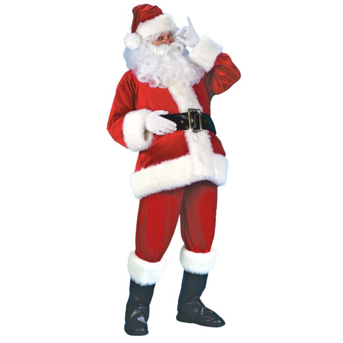 Deluxe Velour Santa Suit Standard 40-48 Deluxe Velour Santa Suit Standard 40-48