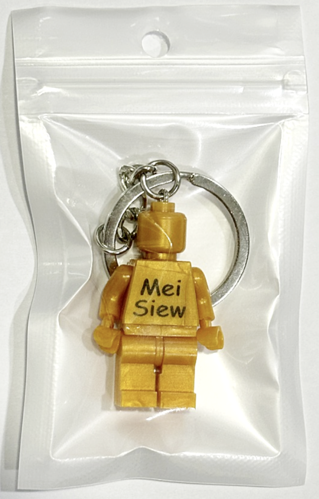 Customised Brick Figurine Keychain