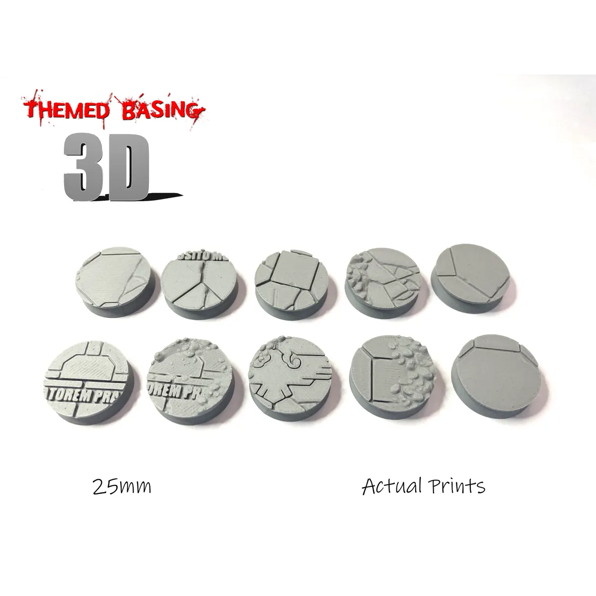 25mm Throne Room Bases set 1