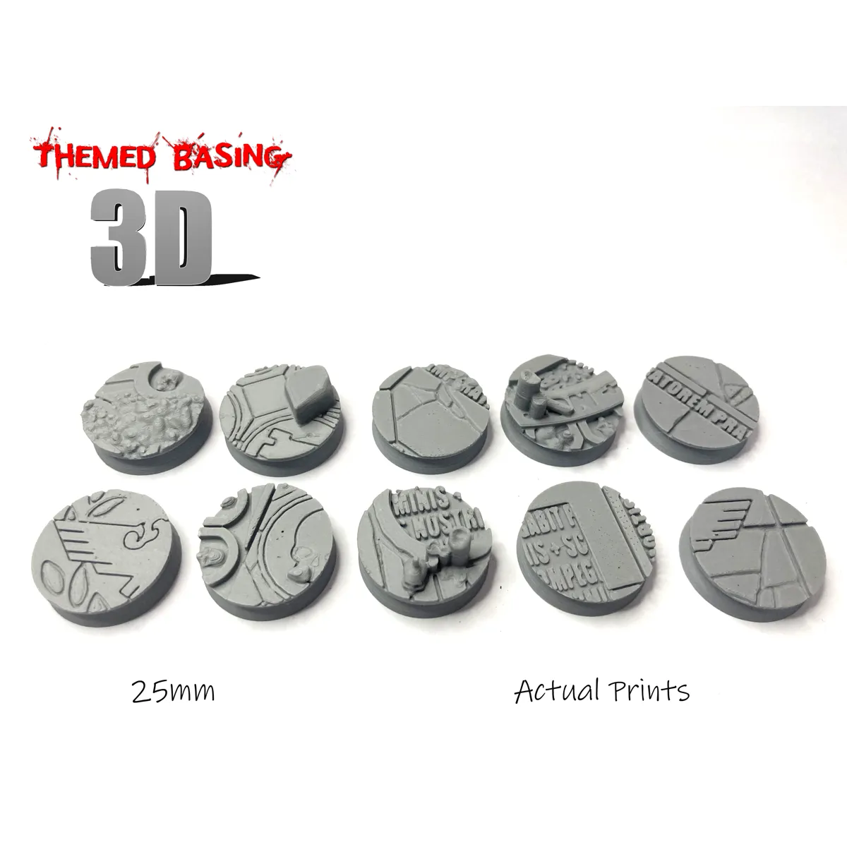 25mm Throne Room Bases set 2