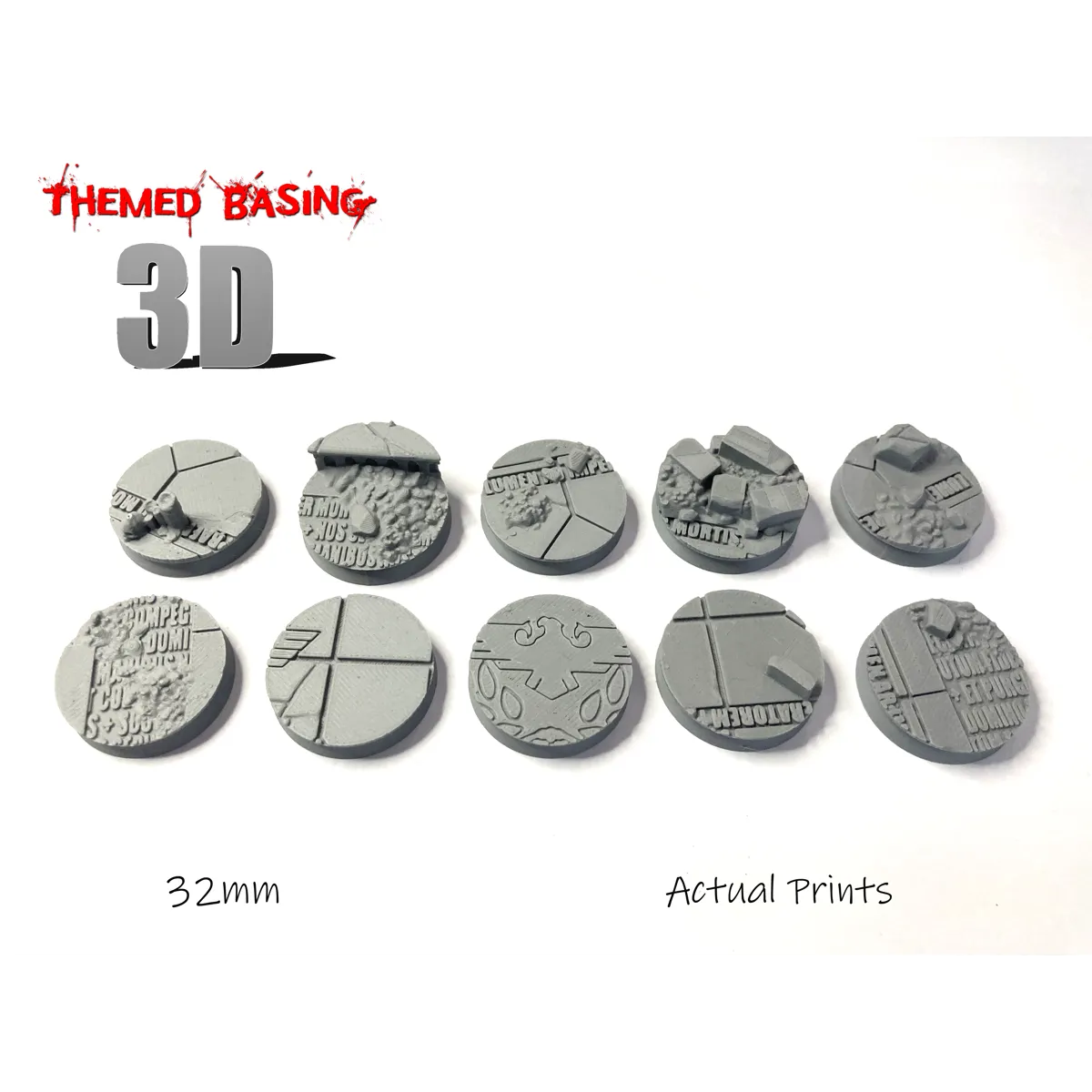 32mm Throne Room Bases set 1