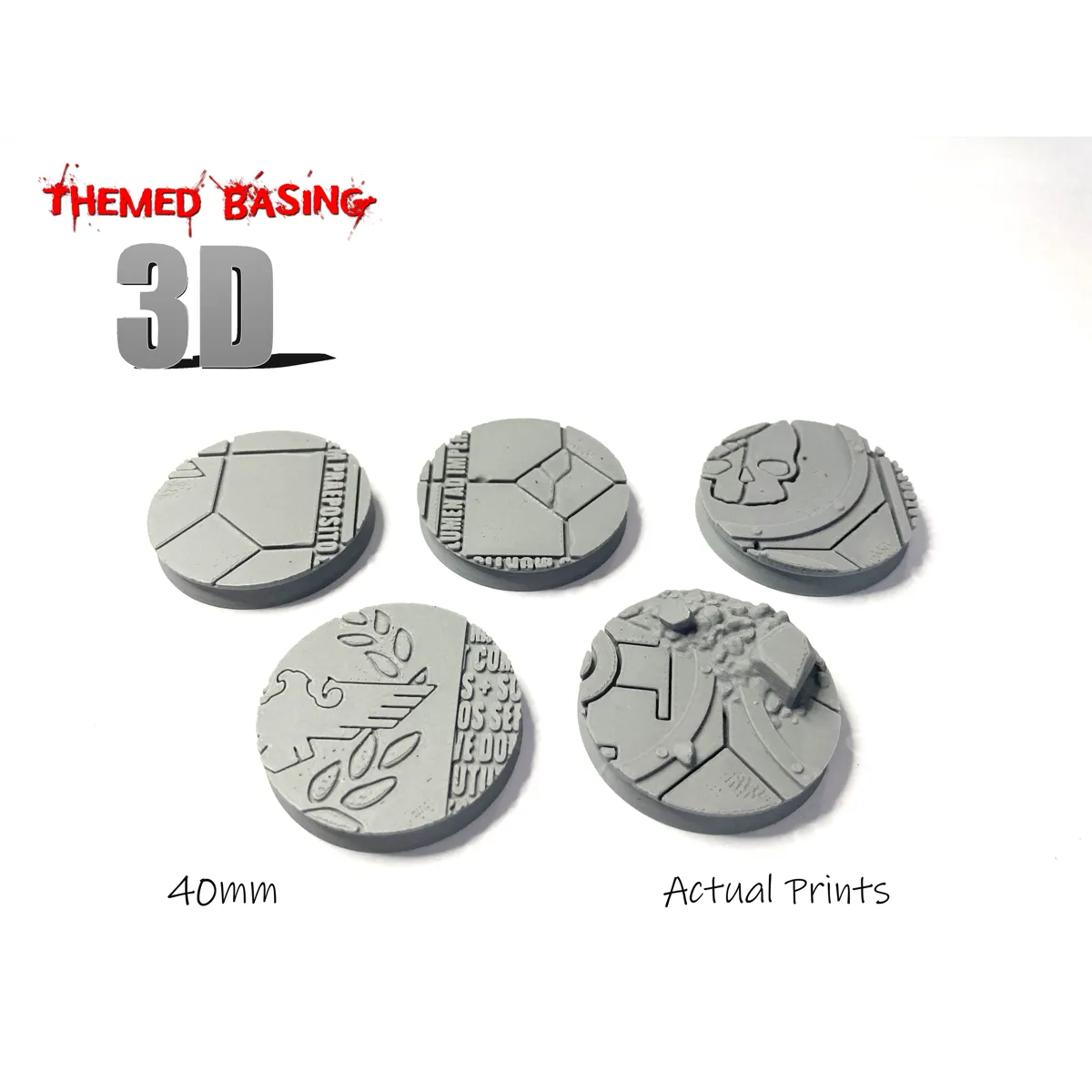40mm Throne Room Bases set 2