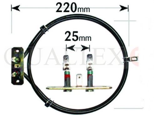 Sarena 2 Turn 2400W Fan Oven Element Replacement