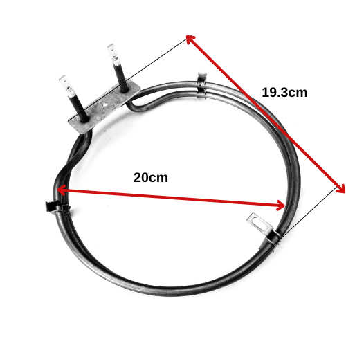 Fan Oven Circular Element 2000W E4E107-DIMG