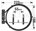 Bauknecht bmz1000be-gb circular main oven element