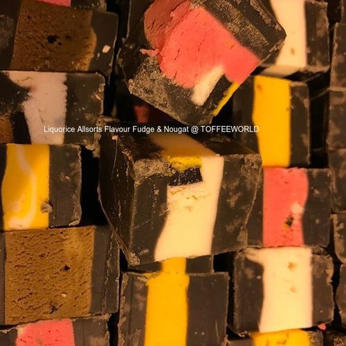 Liquorice Allsorts Flavour Fudge & Nougat (The Fudge Factory)