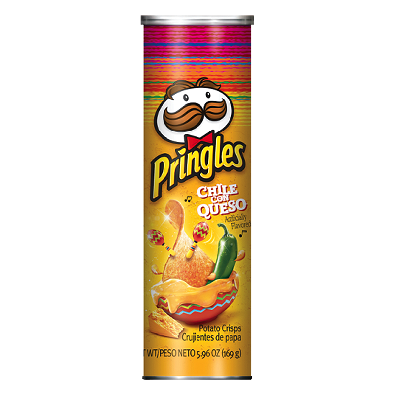 Pringles Chile Con Queso Chips 168g