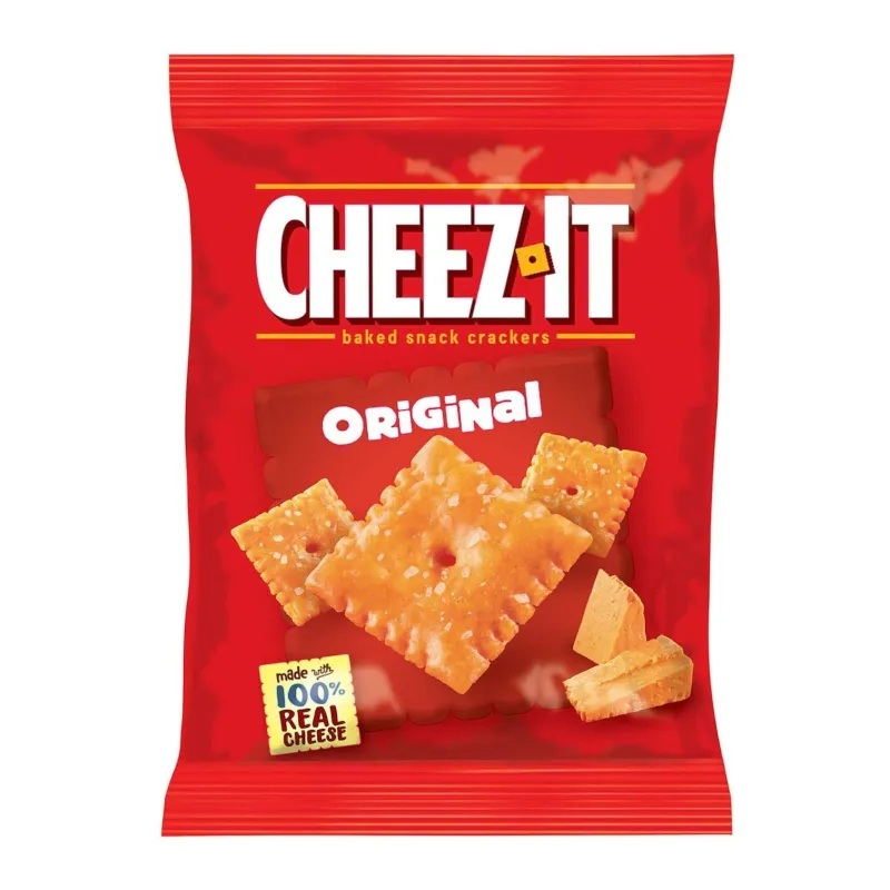 CheezIt Original Cheez its Baked Snack Crackers 42g Bag