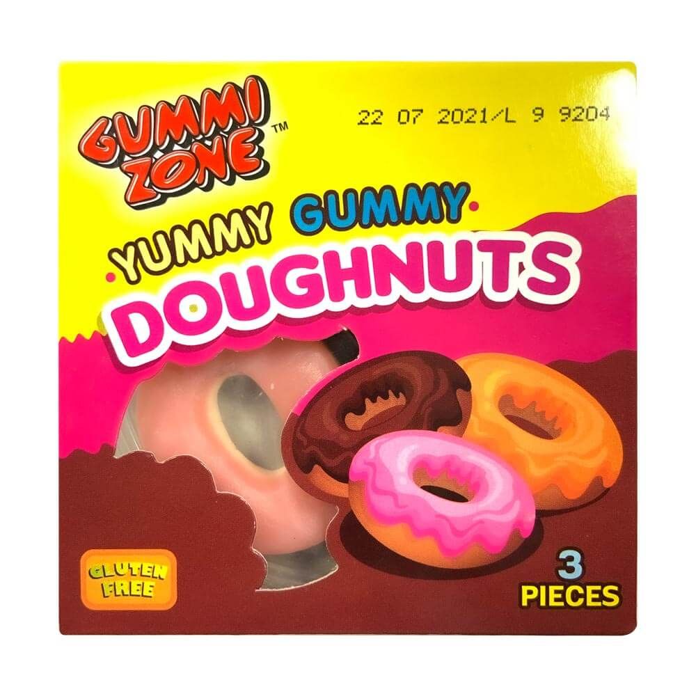 Gummi Zone Yummy Gummy Doughnuts 23g Mini Candy Donuts