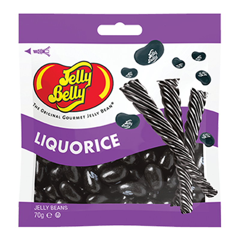 Jelly Belly Liquorice Jelly Beans 70g Bag