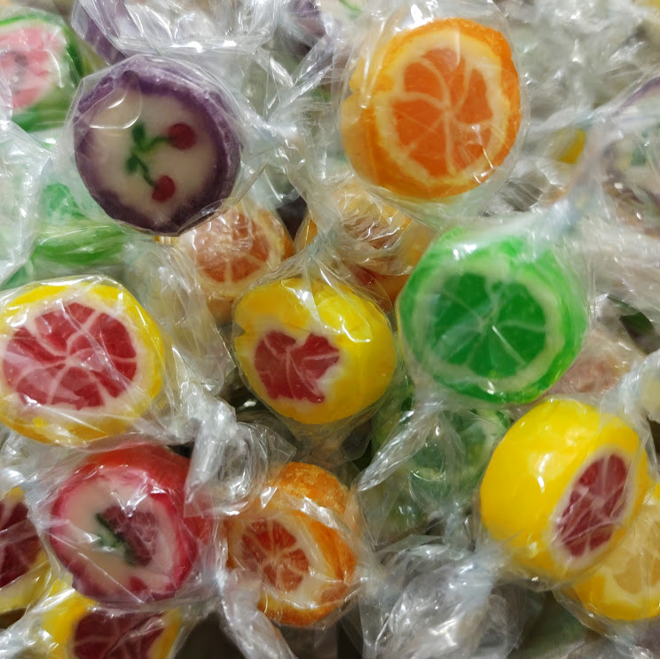 Kingsway Fruit Rock Candies Fruity Flavour Boiled Sweets