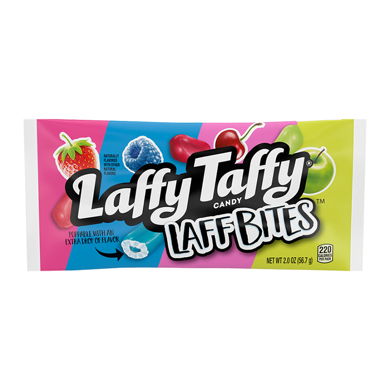 Laffy Taffy Candy Laff Bites Fruity Candies 57g Bag