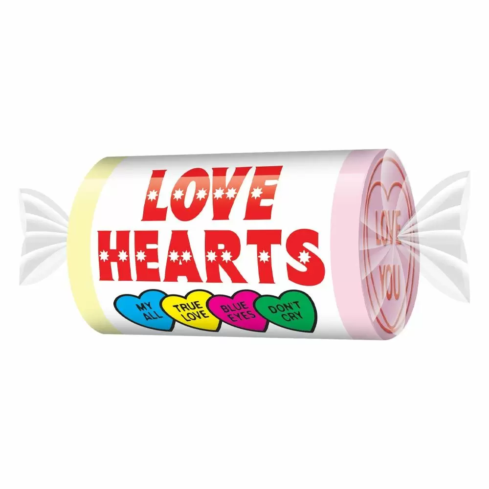 thumbnail image 2 of Swizzels Giant Love Hearts Roll 39g (Box Of 24) – SoSweet 2 of 11