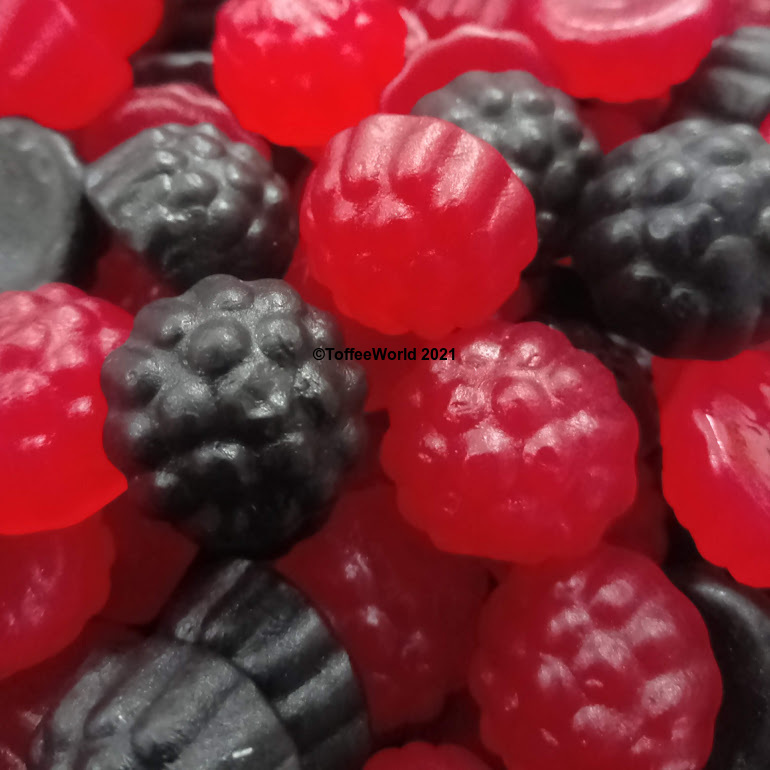 Vidal Giant Blackberries & Raspberries Gummy Jelly Sweets
