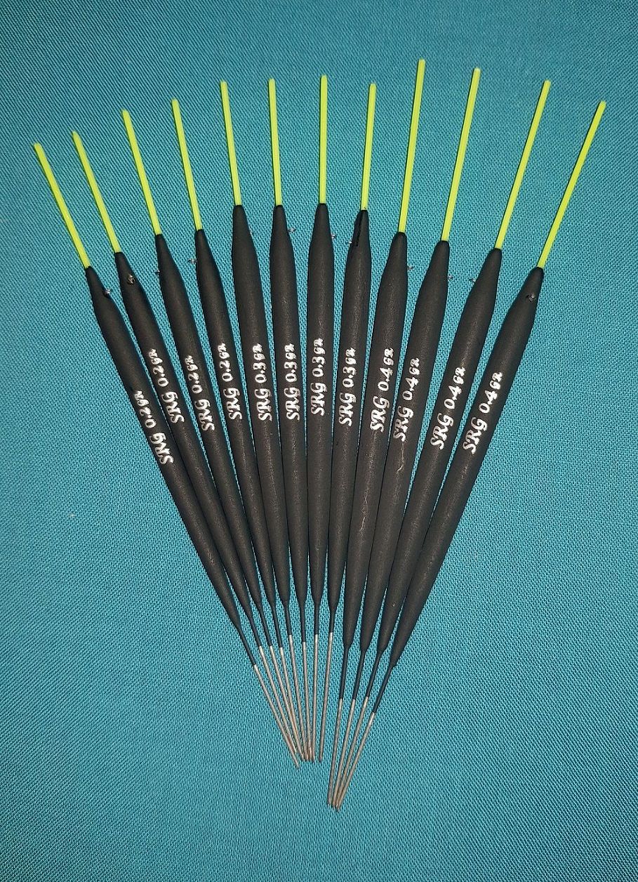 12 x Assorted Pole Floats Pack 317Y12