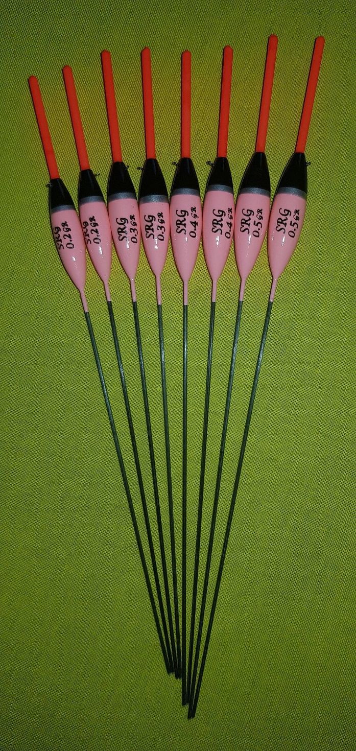 8 x Assorted Pole Floats Pack 337R8