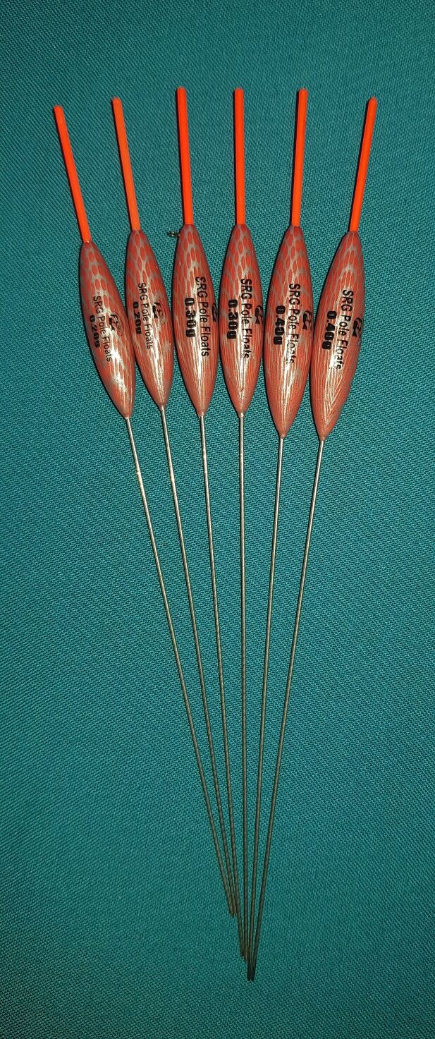 SRG Power Margin Chianti Hybrid Eye Fiberglass Stem Pole Floats - Pack Of 22