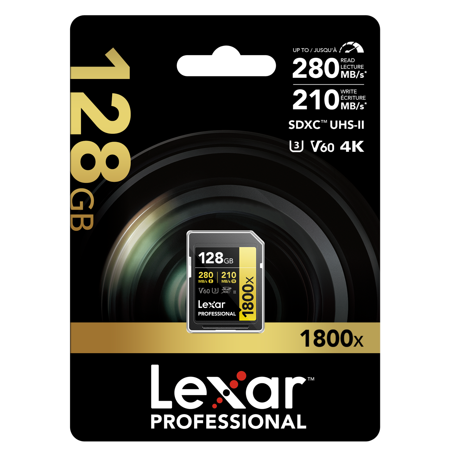 Lexar 128GB SDXC Professional 1800x (270MB/s)