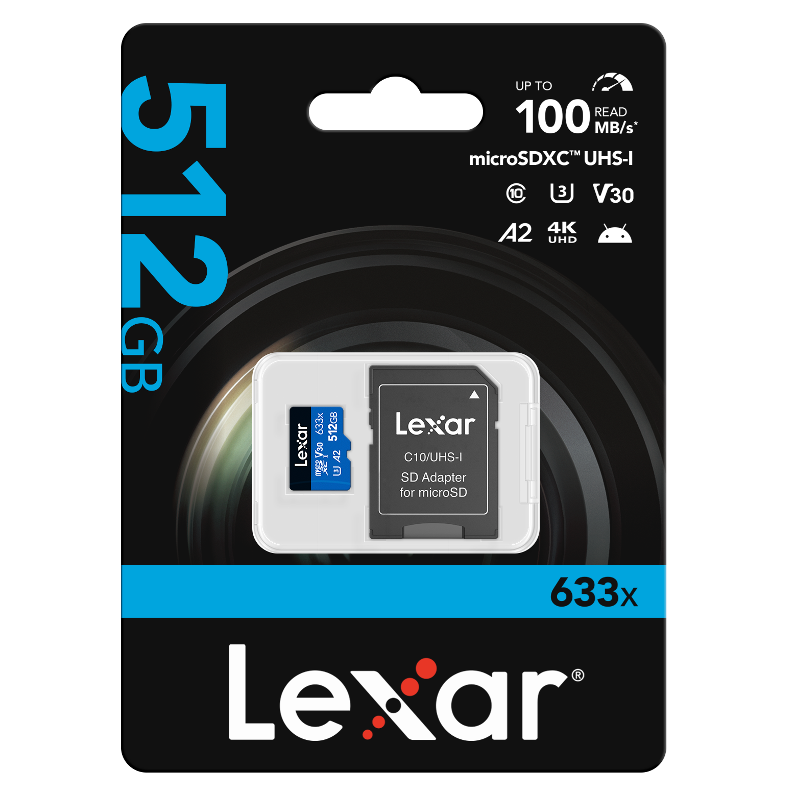 Lexar 512GB 633x Micro SD with SD Adapter in Thailand