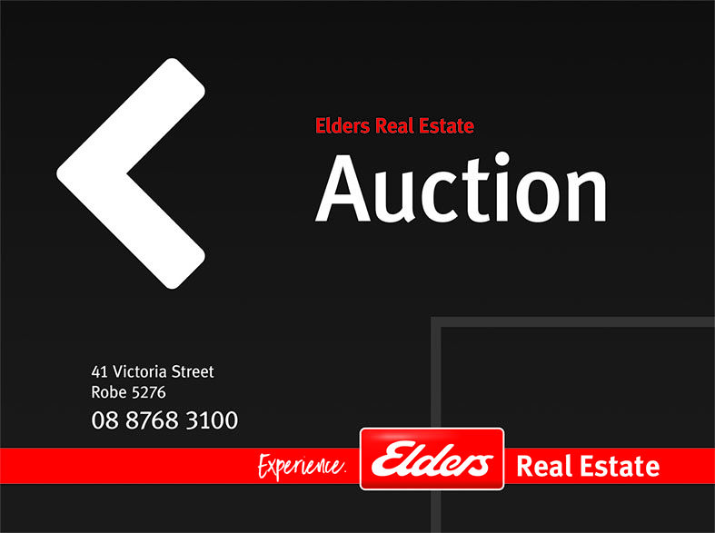 Elders Auction 60x45cm Stickers